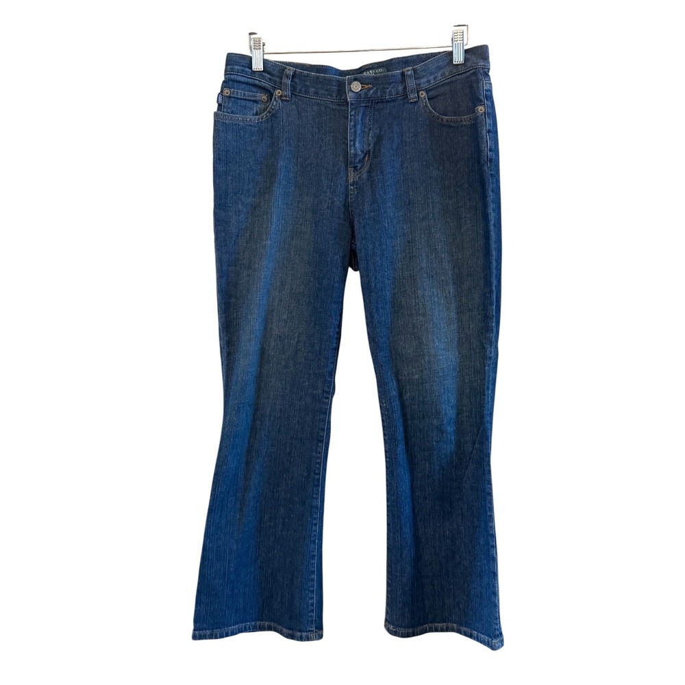 Lauren Jeans Co. Ralph Lauren Wmns Petite 10P Bootcut Denim Classic Blue Jeans - Picture 1 of 9